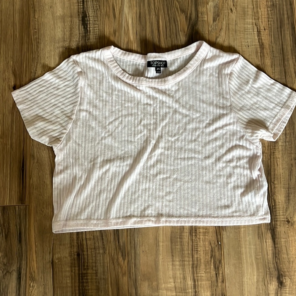 Light pink soft Topshop top